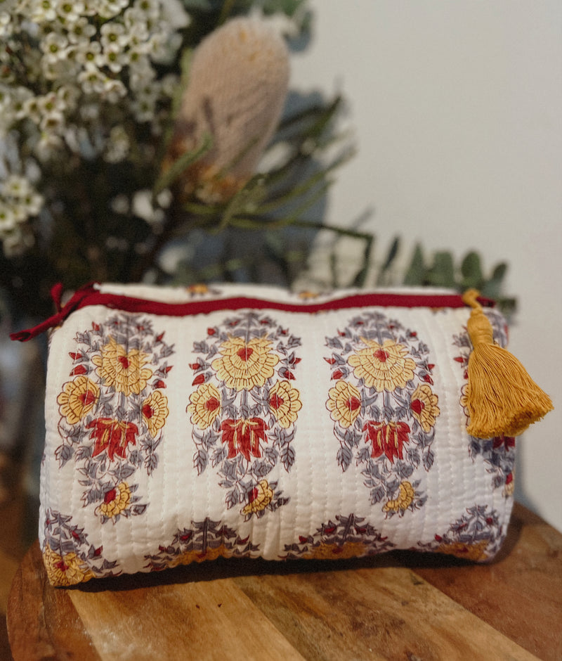 Quilted Cosmetic Bag 1